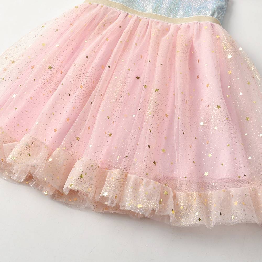 Girls' Colorful Princess Dress