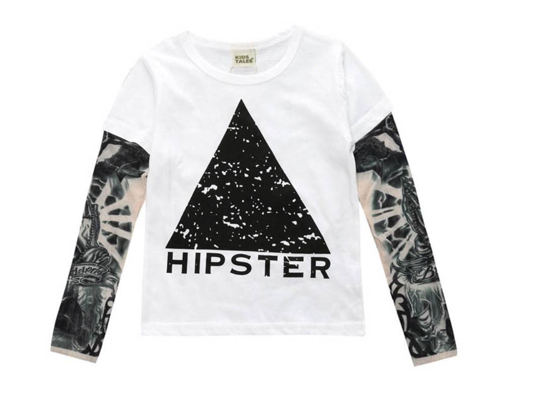 Boy's Tattoo Sleeve Top