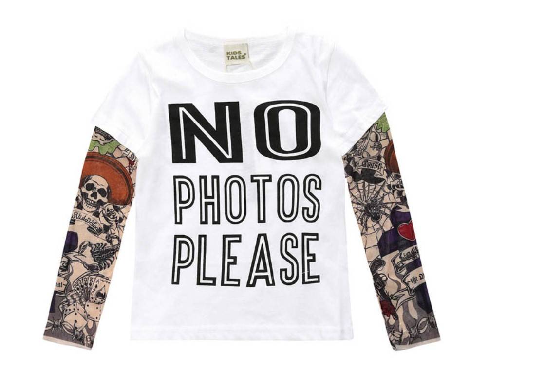 Boy's Tattoo Sleeve Top