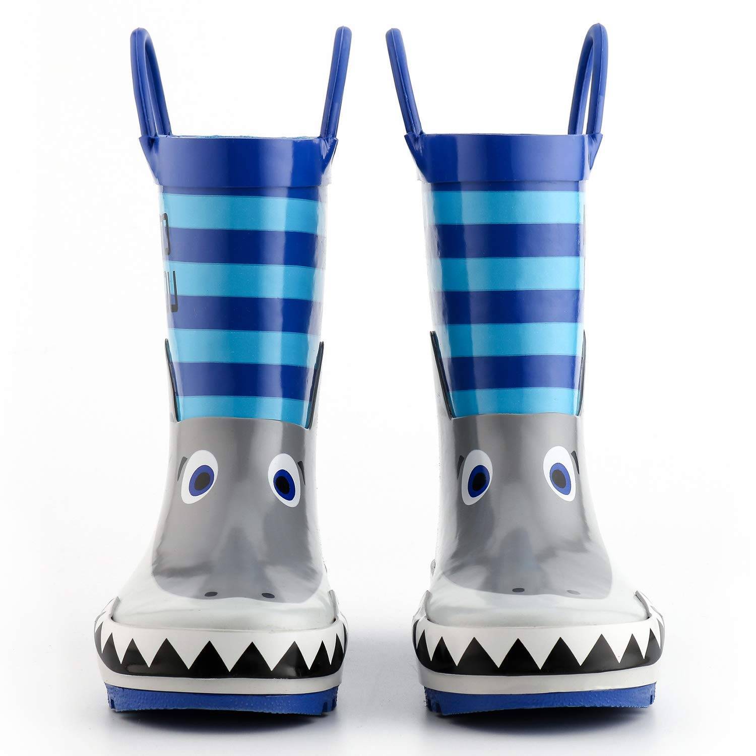 Kid's 3D Cartoon Shark Printed Waterproof Rubber Boots Kid's 3D Cartoon Shark Printed Waterproof Rubber Boots